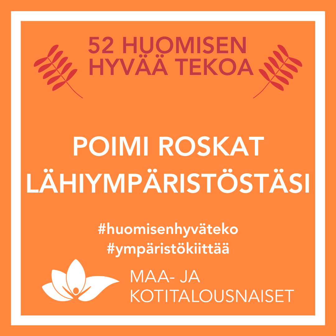 HHT Poimi roskat ympäristöstä!